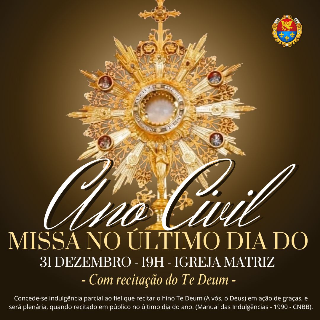 Missa 31/12 - Com recitação do Te Deum