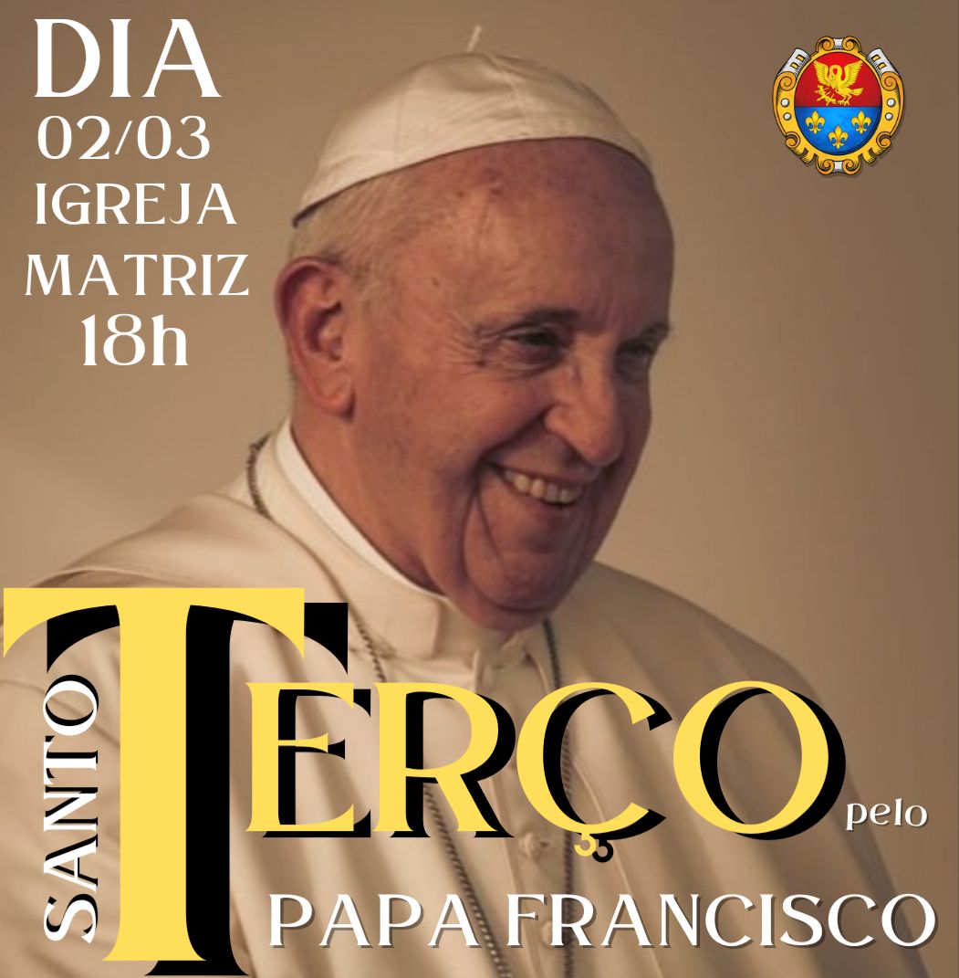 Santo Terço pelo Papa Francisco: reze conosco